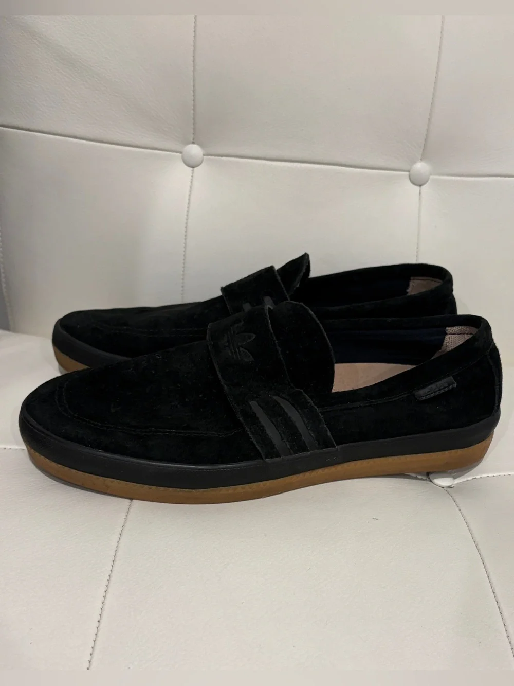 Adidas Acapulco Slip-on Black Suede Loafer Men’s US 9 Unisex